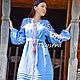 Embroidered Dress boho style, Bohemian, Vyshyvanka Dress. Dresses. 'Viva'. Online shopping on My Livemaster.  Фото №2