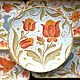 Тарелка "Аленький цветок", Посуда в русском стиле, Санкт-Петербург,  Фото №1