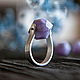 Серебряное кольцо с аметистом, Кольца, Владивосток,  Фото №1