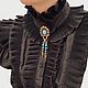 Винтаж: Антикварная брошь с подвесками TRIFARI STERLING. Броши винтажные. Vintage Lux LA. Интернет-магазин Ярмарка Мастеров.  Фото №2