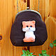 Order Bag with a Fox on the clasp. handmade toys by Mari (handmademari). Livemaster. . Clasp Bag Фото №3