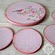 Coasters for hot food Spring is coming soon from the cork. Hot stand. Kitchen. Online shopping on My Livemaster.  Фото №2