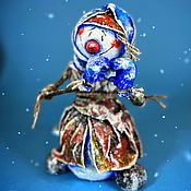 Снеговики: снеговик папье-маше под ёлку