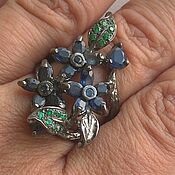 Серебряное кольцо Мария 6