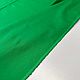 Хлопок с эластаном Max Mara зелёного цвета. Ткани. Итальянские ткани Gontess. Ярмарка Мастеров.  Фото №4