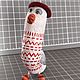 Заказать  Игрушка из папье-маше. Стильная чайка. Юля (juli-toys-crimea). Ярмарка Мастеров. . Новогодние сувениры Фото №3