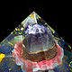 Orgonite pyramid with amethyst crystal. Pyramid. Worldorgonite. Online shopping on My Livemaster.  Фото №2