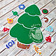 tree of felt on the wall 'My first Christmas tree'. Play sets. made with love. Online shopping on My Livemaster.  Фото №2