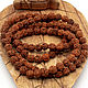 Buddhist Rosary made of rudraksha seeds with 108 grains of 8 mm. Rosary. merlin-hat (Merlin-hat). My Livemaster. Фото №4
