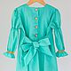 Платье для девочки " Апельсины". . Alice's&Denis clothes. Ярмарка Мастеров.  Фото №5