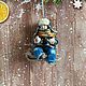 Заказать Ватная ёлочная игрушка. Ватная игрушка IrenByr - Wearefromchildhood. Ярмарка Мастеров. . Елочные игрушки Фото №3