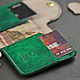 Wallet mini ' Pure emerald', Wallets, Orenburg,  Фото №1