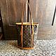 Винтаж: Сумка-ведро Louis Vuitton Bucket GM Tote с коричневой монограммой. Сумки винтажные. Chic bags. Интернет-магазин Ярмарка Мастеров.  Фото №2