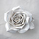 White rose ceramic decorative. Aromatic diffusers. Elena Zaychenko - Lenzay Ceramics. My Livemaster. Фото №5