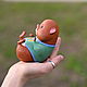 Интерьерная игрушка "Хомяк". Статуэтка. KLYKOVA_TOYS: Елочные игрушки. Интернет-магазин Ярмарка Мастеров.  Фото №2