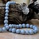 Order Beads with angelite. Beautiful magic stones (silakamnia). Livemaster. . Necklace Фото №3