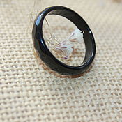 Кольцо из коричневого агата (KOS0015)