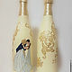 Wedding decor bottles. The design of the bottles. Wedding bottles. bride's dream. Online shopping on My Livemaster.  Фото №2