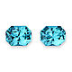 Пара выращенных бериллов "Параиба", 1,4 ct. Камни. Сергей DivoS (divos-stones). Интернет-магазин Ярмарка Мастеров.  Фото №2