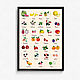 Templates for printing: Fruit ABC, Print templates, Moscow,  Фото №1