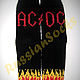 RussianSocks Носки огонь вязаные AC/DC пламя фанату ACDC, Носки, Москва,  Фото №1