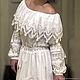 Dress cotton embroidery Bohemian opaline 'Wedding'. Dresses. PolMary. My Livemaster. Фото №6