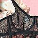 "Secret night handbags" Комплект белья из кружева. Комплекты белья. BY FEMME BRAND Белье и корсеты. Ярмарка Мастеров.  Фото №4