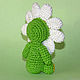 Knitted Daisy. Gift on March 8. Stuffed Toys. Knitted toys & Wood products. My Livemaster. Фото №5