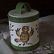 Birch bark tues 'OWL', Ware in the Russian style, Seversk,  Фото №1