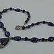Order Necklace with lapis lazuli and aventurine pendant ' Nocturne'. Magic box. Livemaster. . Necklace Фото №3