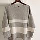 Винтаж: Massimo Dutti свитер р. М шерсть, кашемир серый. Свитера винтажные. Украшения для самовыражения. Ярмарка Мастеров.  Фото №5