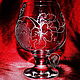 Brandy glasses 'grapes'. Wine Glasses. ArtGraving. Online shopping on My Livemaster.  Фото №2