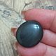 Obsidian is biconvex, Cabochons, Pyatigorsk,  Фото №1