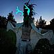 Светящийся LED головной убор, шаманская корона. Карнавальные головные уборы. INFINITY. Art Costume Studio. Ярмарка Мастеров.  Фото №11