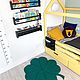 Заказать Коврик лист плед Клевер зеленый. Wild Cozy (Мария). Ярмарка Мастеров. . Ковры для дома Фото №3