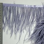 Материалы для творчества handmade. Livemaster - original item Ostrich feather braid 10-15 cm muted lilac. Handmade.