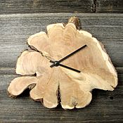 Для дома и интерьера handmade. Livemaster - original item Wall clock made of juniper. Handmade.
