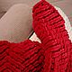 Плед вязаный, ручная работа: 80х80 см. Пледы. Elena-yoz. Ярмарка Мастеров.  Фото №6