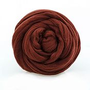 Материалы для творчества handmade. Livemaster - original item New!!! Fine merino wool. Chocolate 50 gr.TKF. Felting. Handmade.