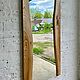 Mirror with frame made of elm slab. Mirror. uloft. Online shopping on My Livemaster.  Фото №2