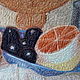 Patchwork painting.Vintage still life The sound of the surf in a seashell. Pictures. Quilter Elena Mazurova. My Livemaster. Фото №4