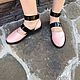 Cosmo pink sandals. Sandals. Hitarov (Hitarov). Online shopping on My Livemaster.  Фото №2
