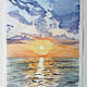  "Закат над морем Анапы", Картины, Анапа,  Фото №1