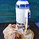Статуэтка из полимерной глины R2D2. Сувениры. Мария Franceska. Куклы с характером. Ярмарка Мастеров.  Фото №4