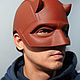 Шлем Сорвиголова Мэтт Мёрдок герой комикса Марвел Daredevil helmet. Маски персонажей. Качественные авторские маски (Magazinnt). Ярмарка Мастеров.  Фото №10