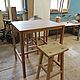Барный стул из массива дуба model001. Стулья. Arthur_woodworker. Ярмарка Мастеров.  Фото №8