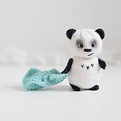 Куклы и игрушки handmade. Livemaster - original item Panda soft toy, a gift to the mother of a schoolboy, a gift with humor. Handmade.