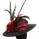 Women's retro hat 'rose' in modern style, Subculture Attributes, St. Petersburg,  Фото №1