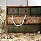 Mini chest of drawers for jewelry 'Gallant age' as a gift, Dressers, Moscow,  Фото №1