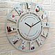 Настенные часы Муми Тролли Часы круглые 40 см. Часы классические. Nataly Bardova decor. Интернет-магазин Ярмарка Мастеров.  Фото №2